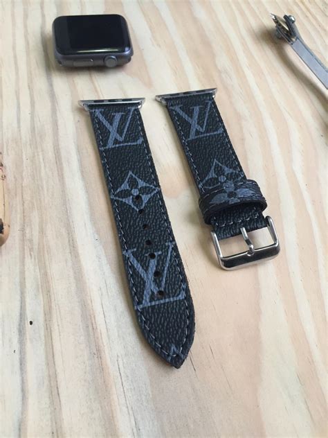 louis vuitton watch band 44mm|real louis vuitton watch band.